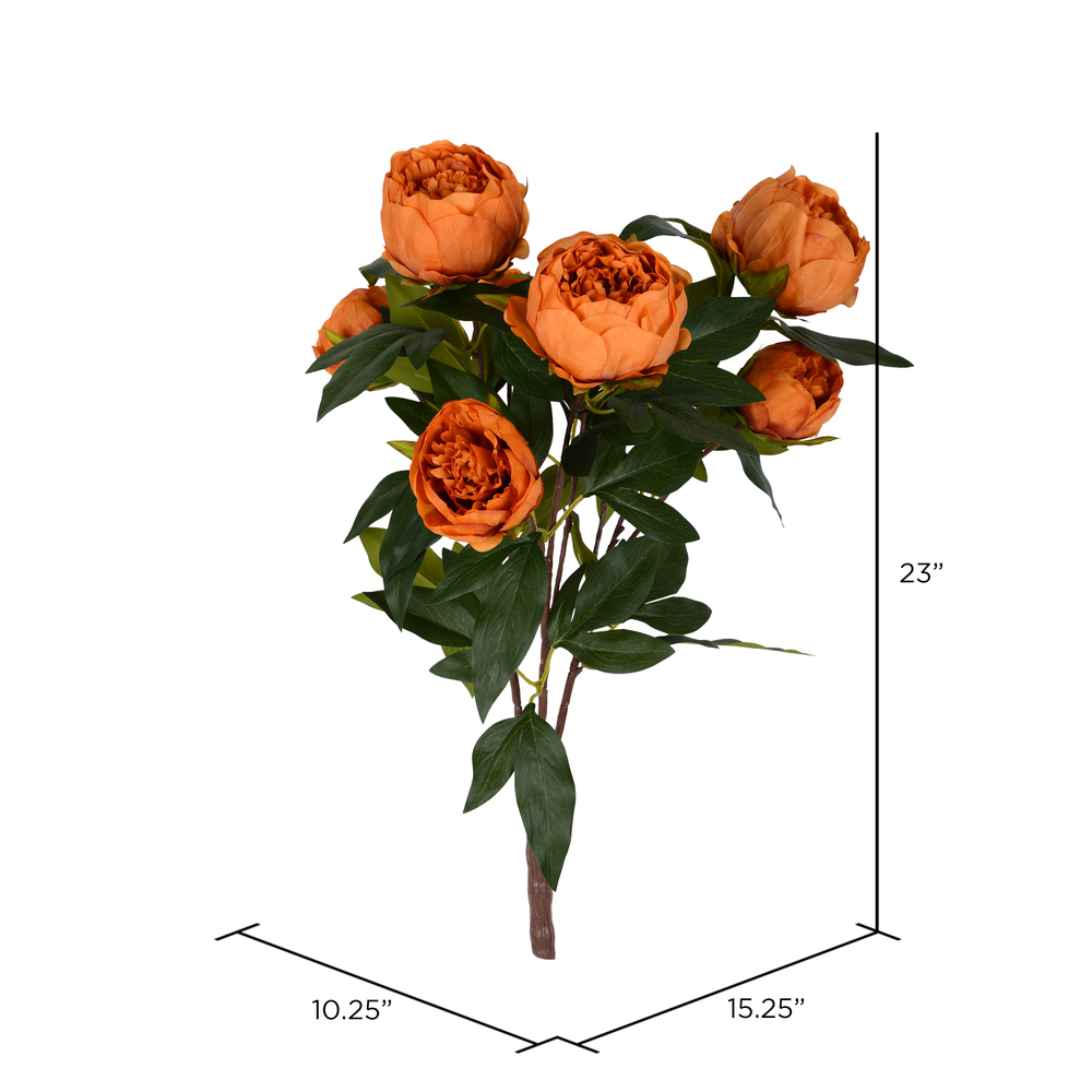 Vickerman Artificial Peony Spray