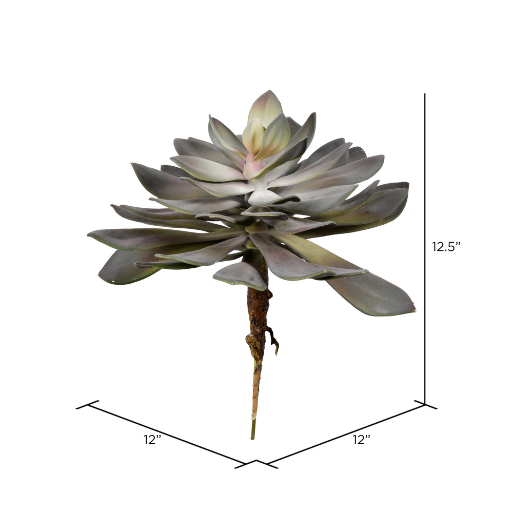 12.5" Green Succulent Pick
