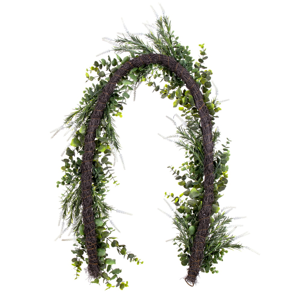 72" Green Rosemary & Eucalyptus Garland