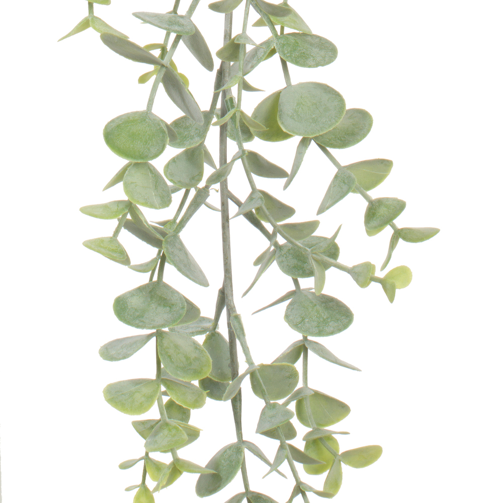 Vickerman Artificial Green Hanging Mini Leaf Eucalyptus Bush, 2/pk