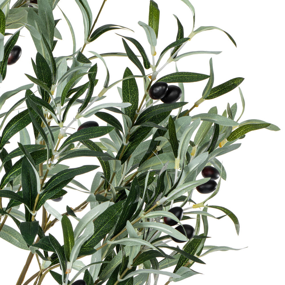 Vickerman Artificial Green Olive Tree in Pot