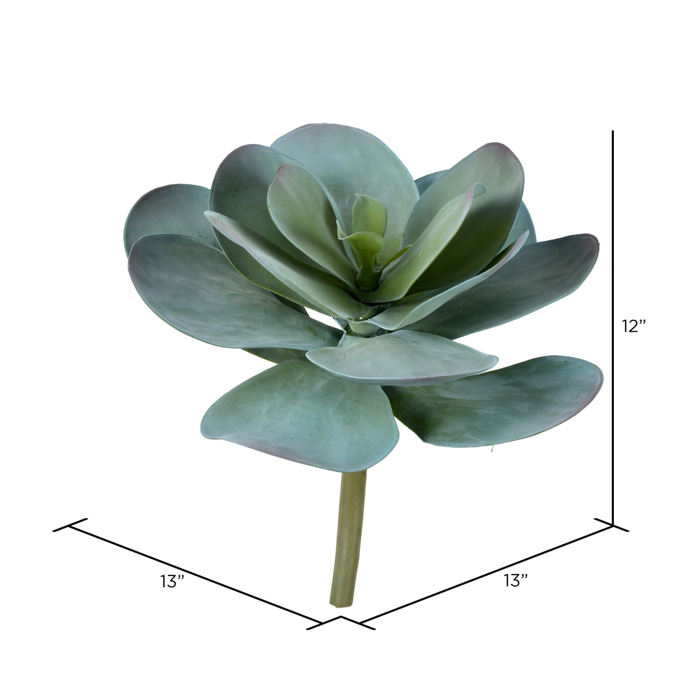 Vickerman Artificial Blue Succulent Stem.