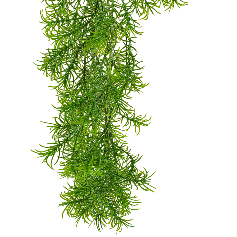 Vickerman Artificial Spring Grass Hanging Bush, 2/pk
