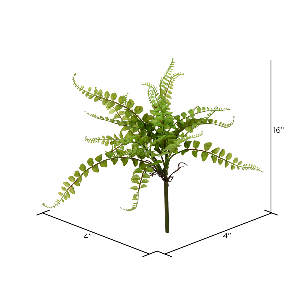Vickerman Artificial Green Long Fern Spray