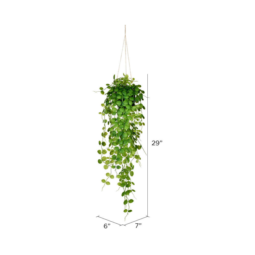 29" Mini Leaf Hanger In Pot