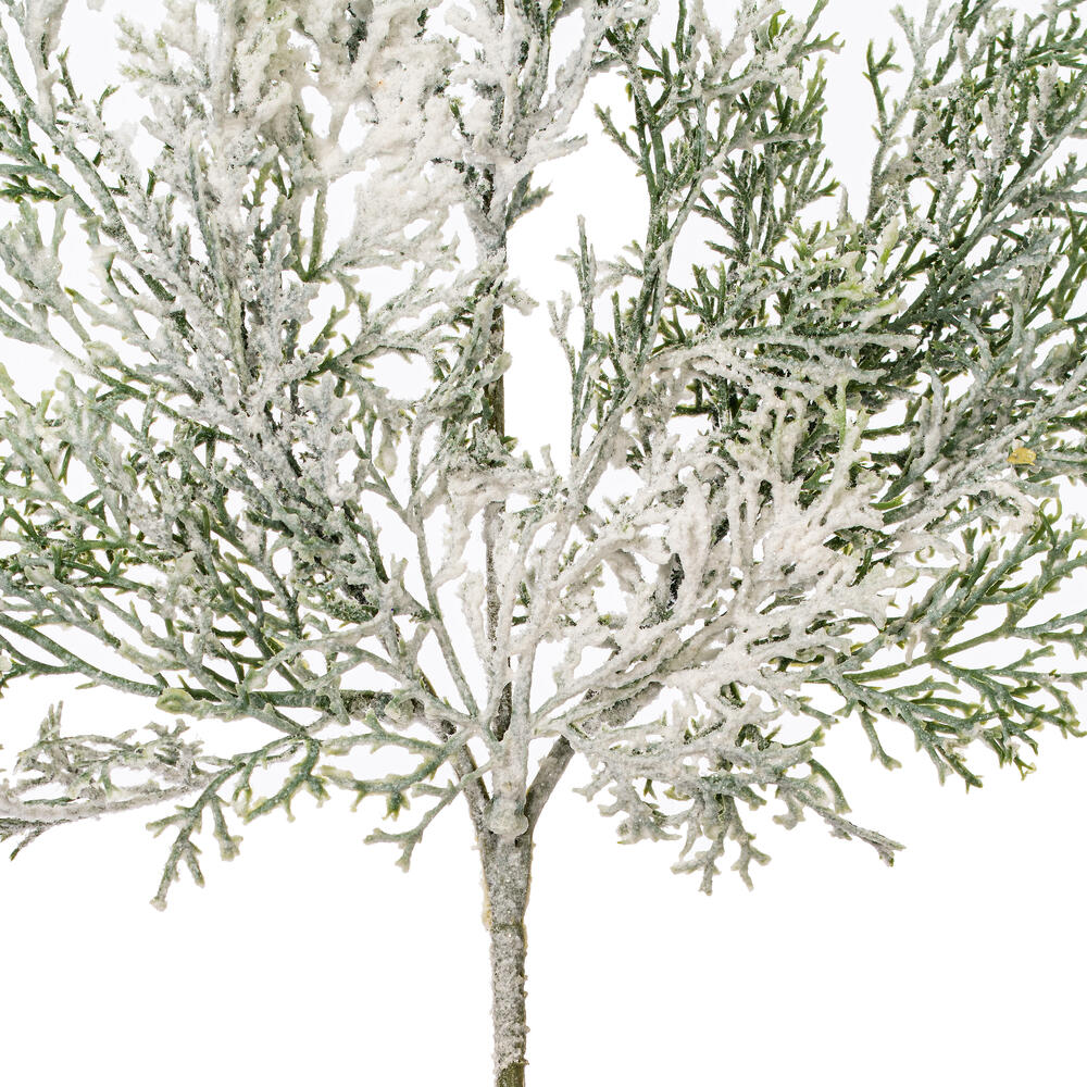 Vickerman Artificial Snowy Cedar Spray