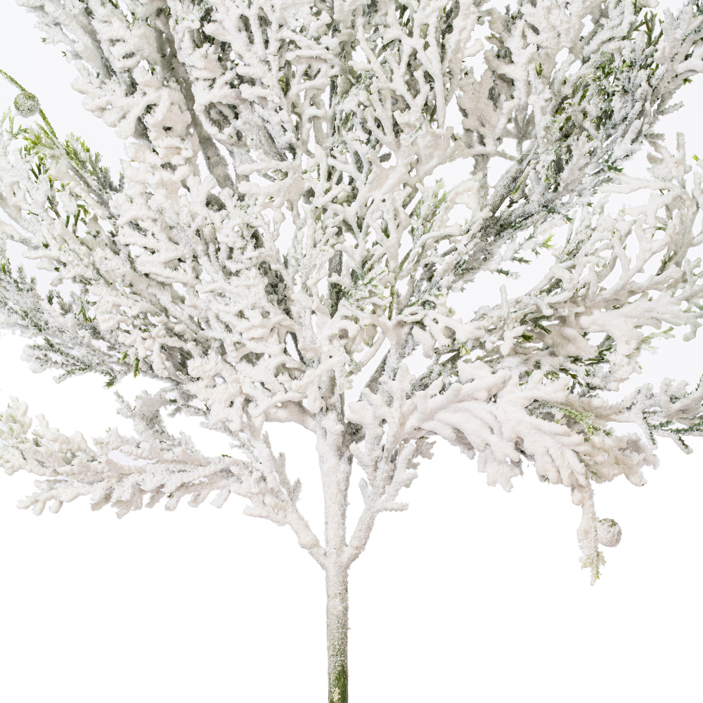 Vickerman Artificial Snowy Cedar Spray