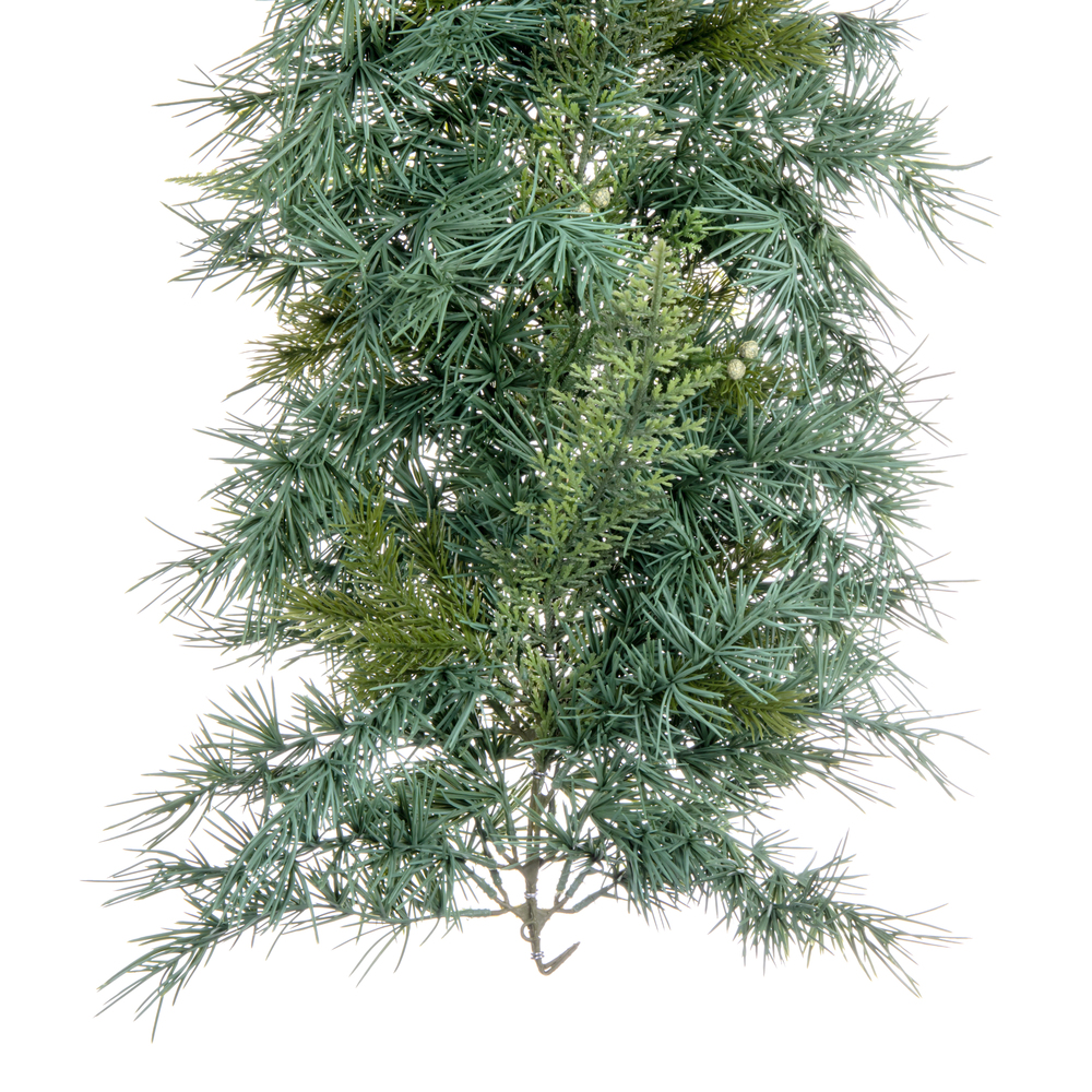 Vickerman Artificial Mixed Fern Cedar Doublesided Garland