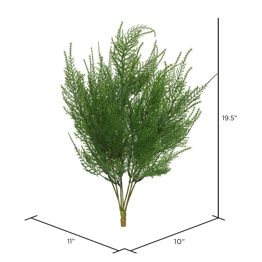 Vickerman Artificial Green Asparagus Bush