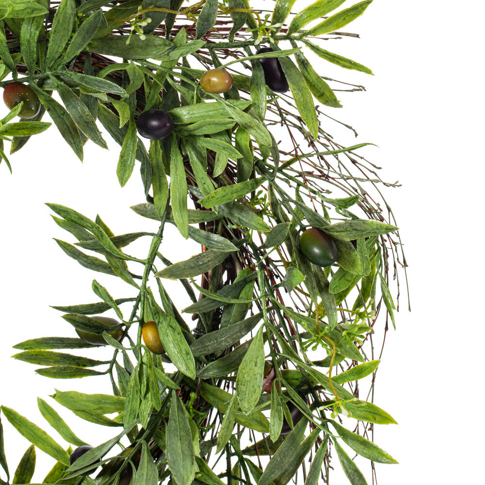 24" Green Olive Leaf Wreath