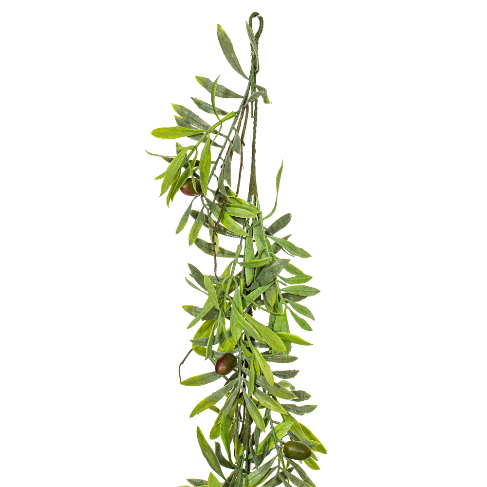 6' Green Olive Hill Garland