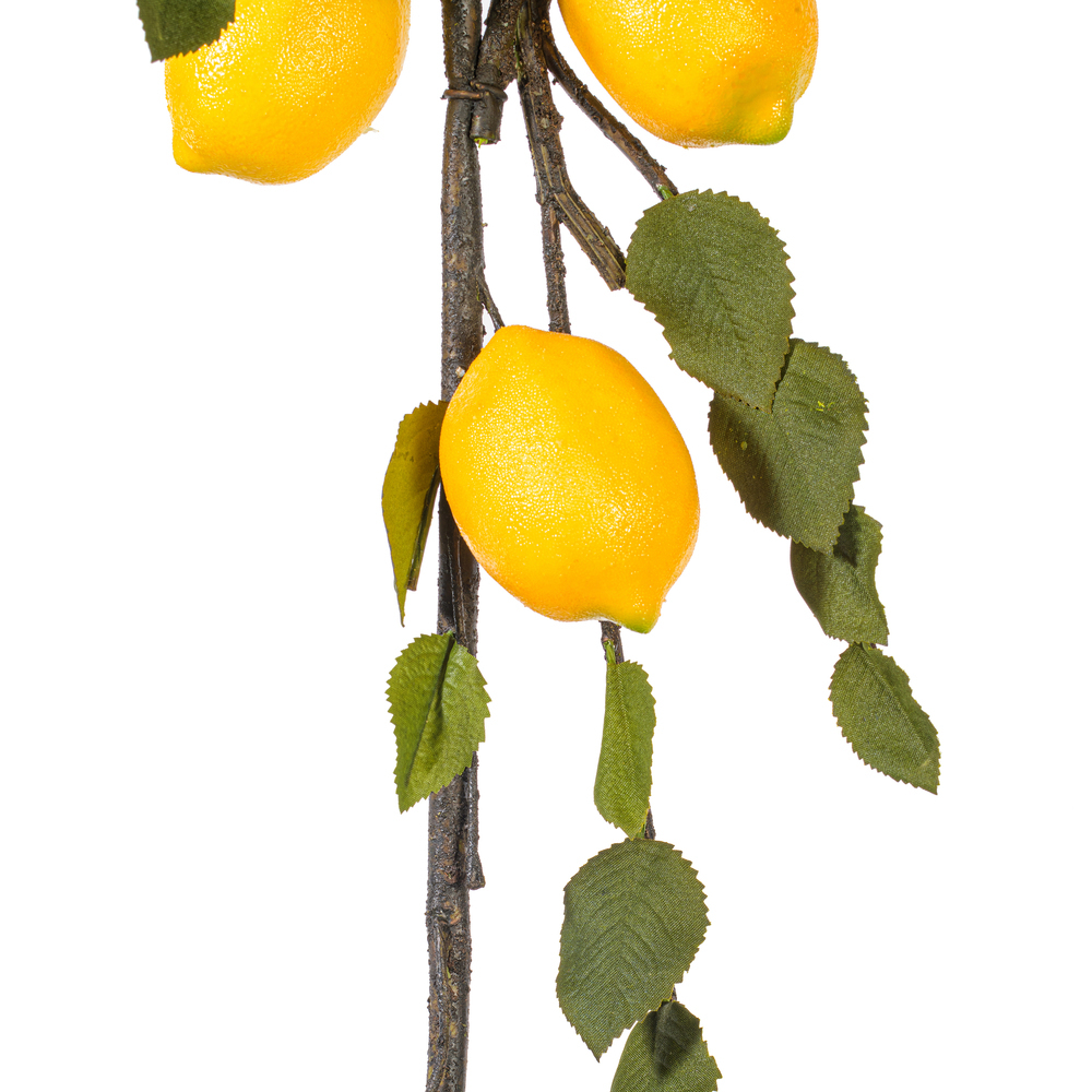 Vickerman Artificial Green and Yellow Lemon Garland