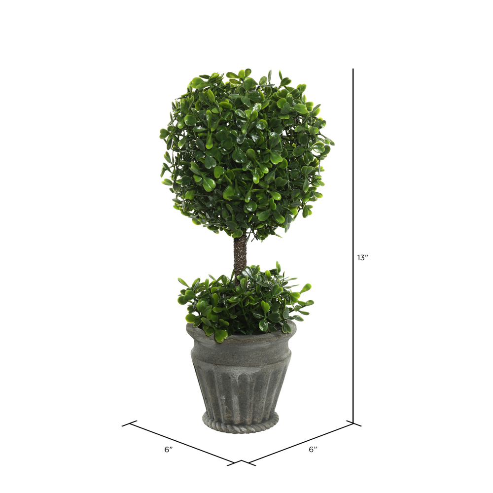 Vickerman Artificial Green Boxwood Topiary