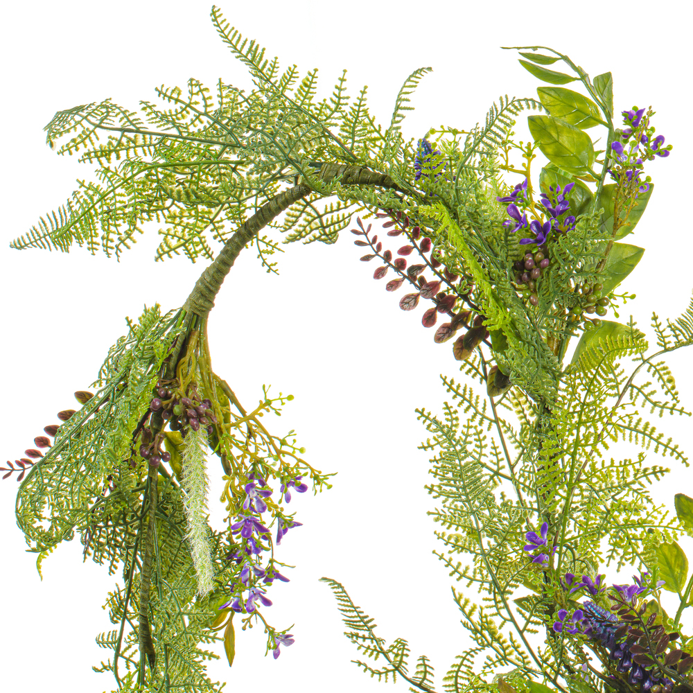 Vickerman Artificial Green/Purple Maytime Collection