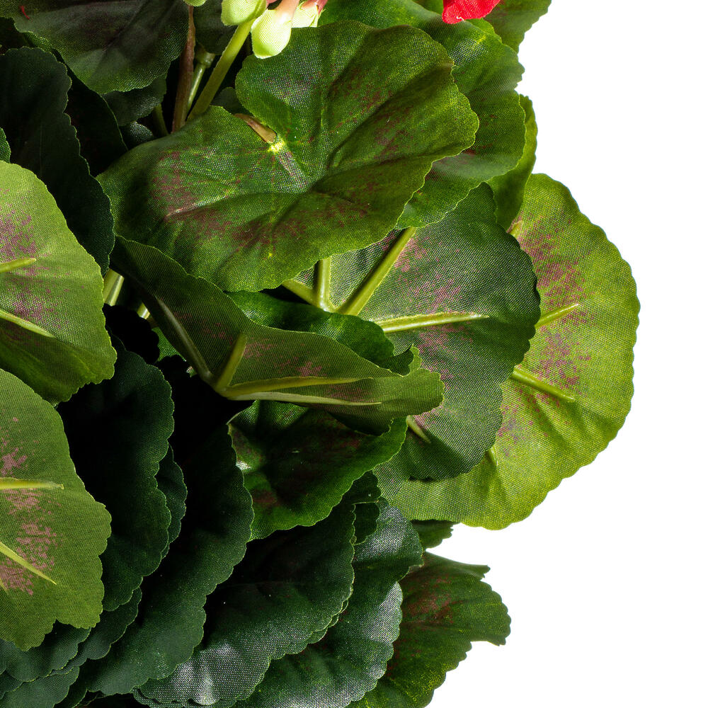 Vickerman Artificial Polyester Geranium Bush