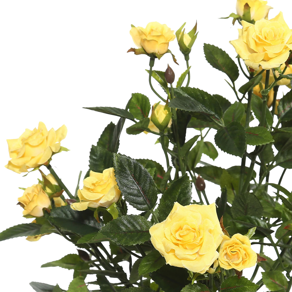 Vickerman Artificial Mini Diamond Rose Bush