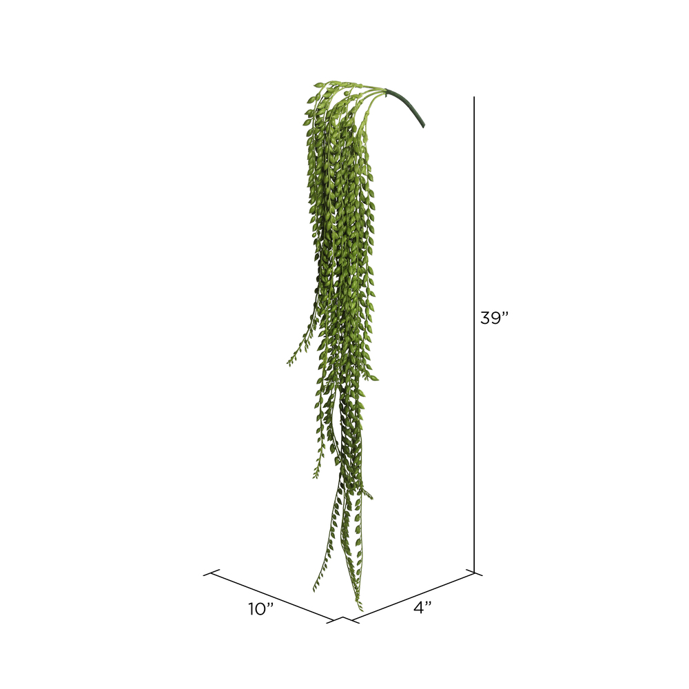 39" Green Senecio Bush W/1132 Bean