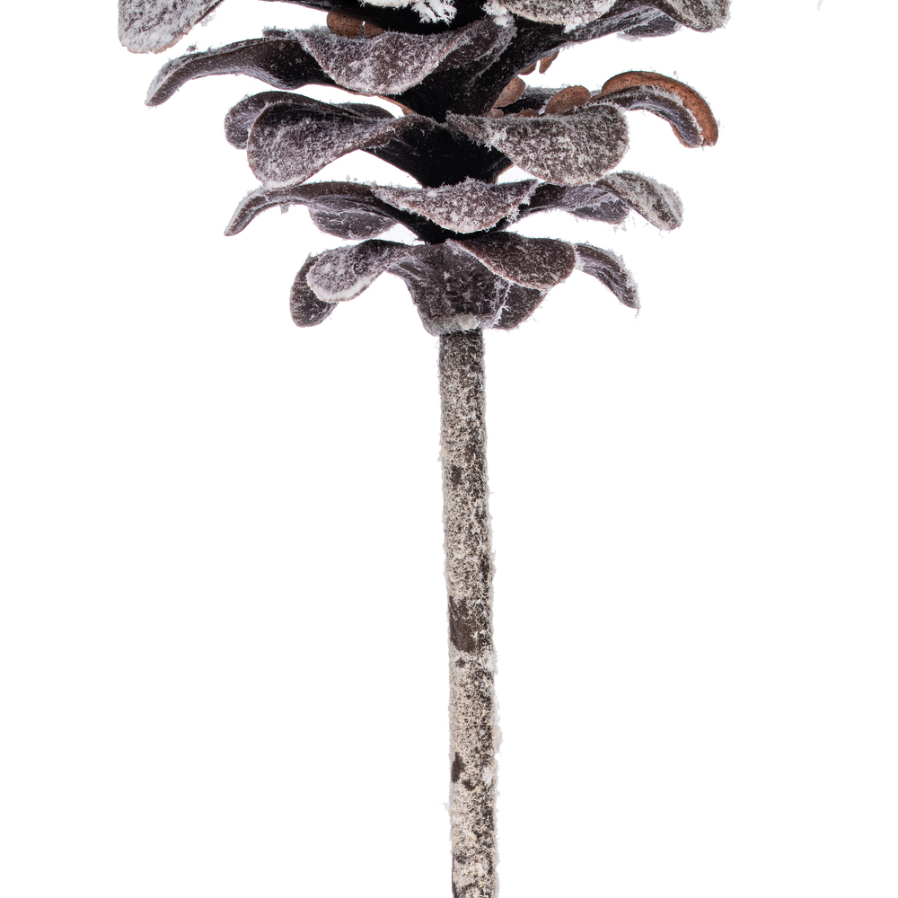 Vickerman Artificial Grand Glitter Snow Pinecone Spray