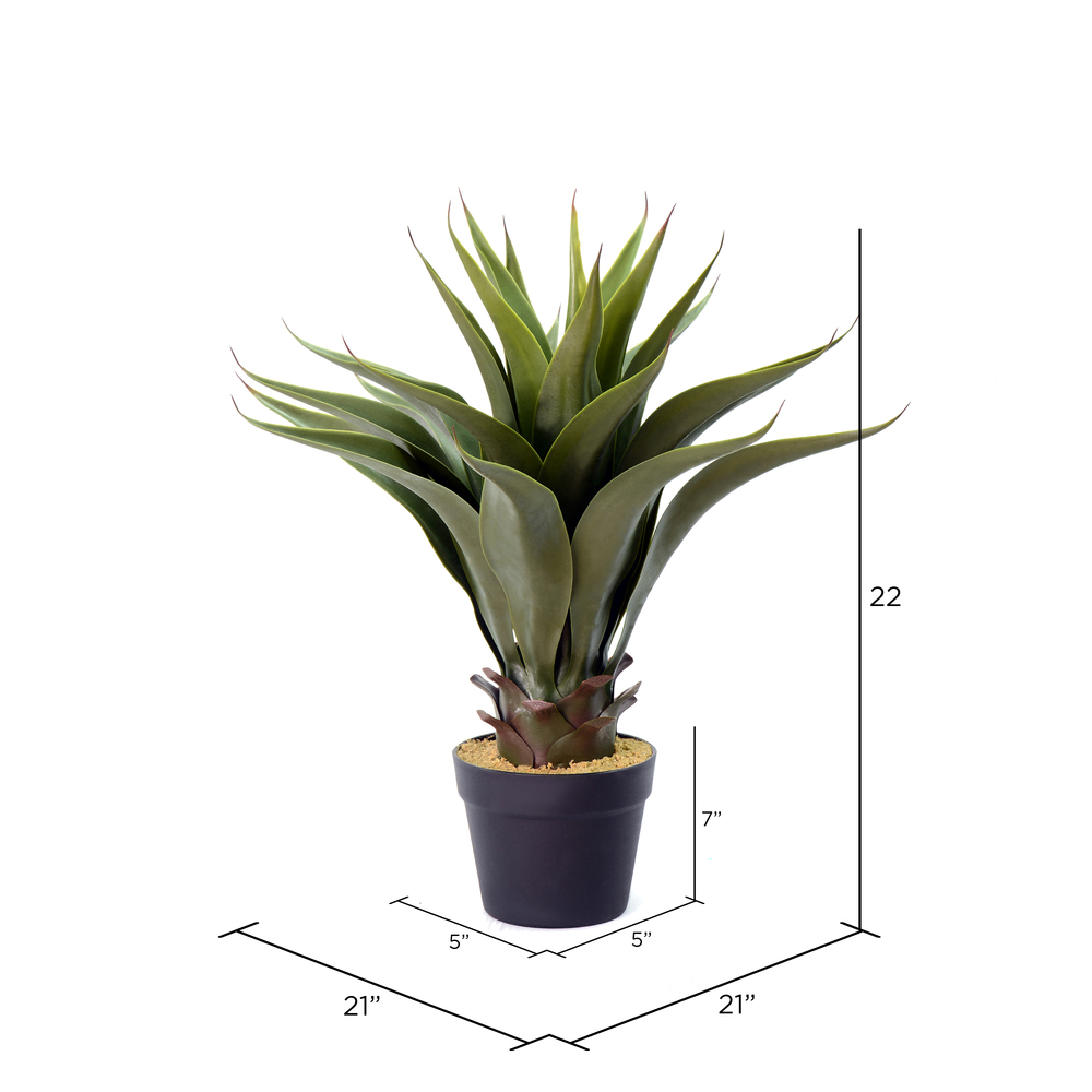 Vickerman Artificial Potted Aloe Vera