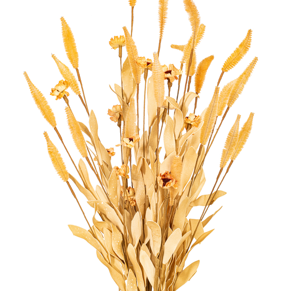 23" Light Brown Rabbit Tail Bush 3/Bag