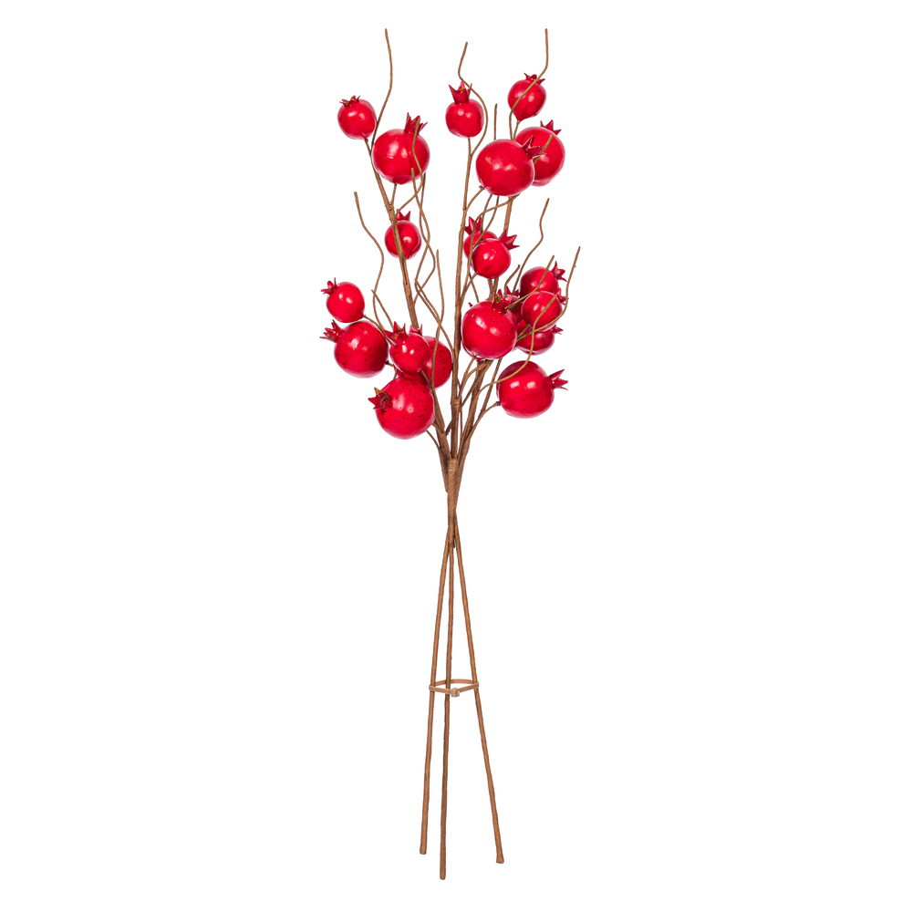 Vickerman 31" Artificial Pomegranate Spray, 3 per bag