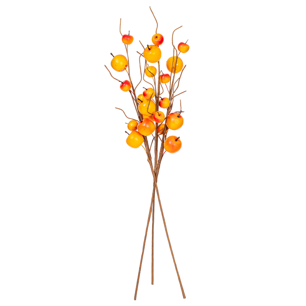 Vickerman 31" Artificial Apple Spray, 3 per bag