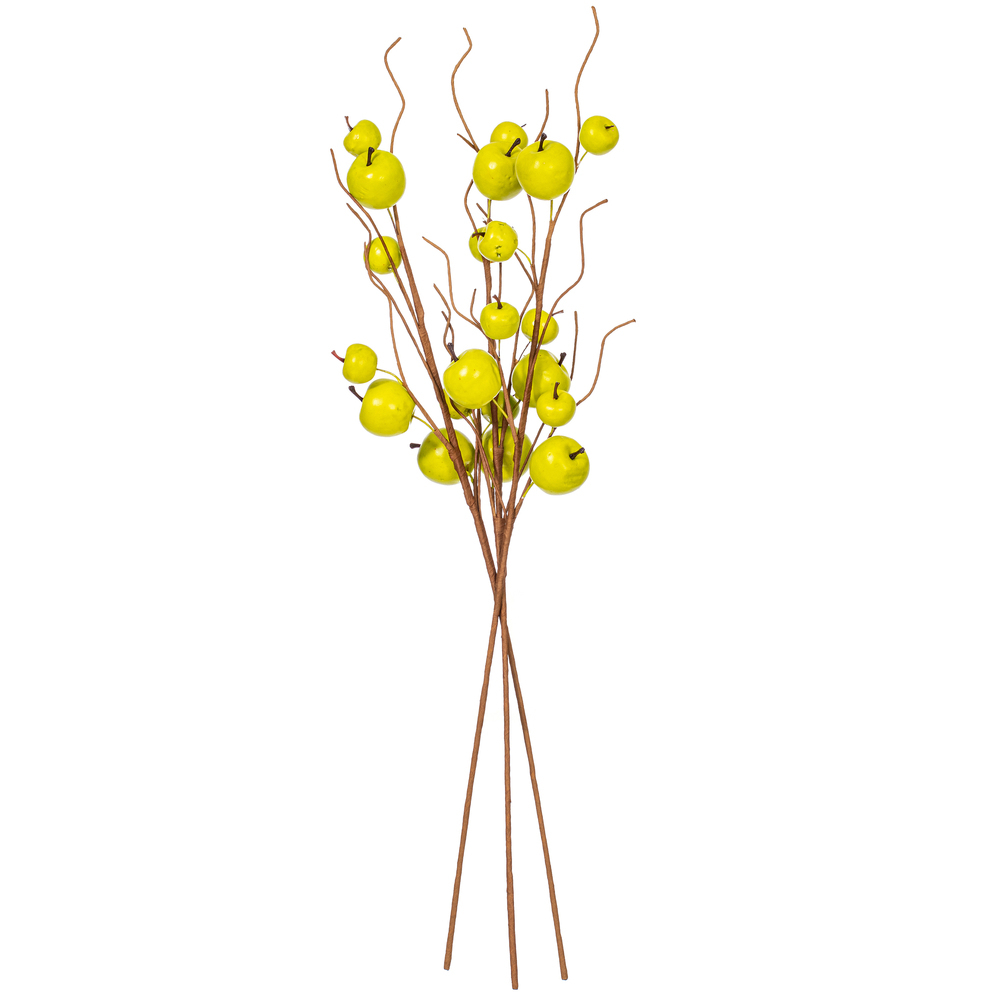 Vickerman 31" Artificial Apple Spray, 3 per bag