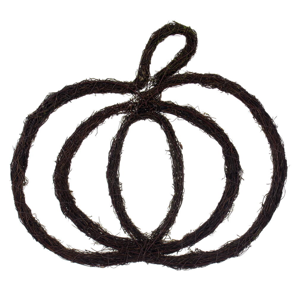 Vickerman 24"H x 24"W Pumpkin Outline Wreath