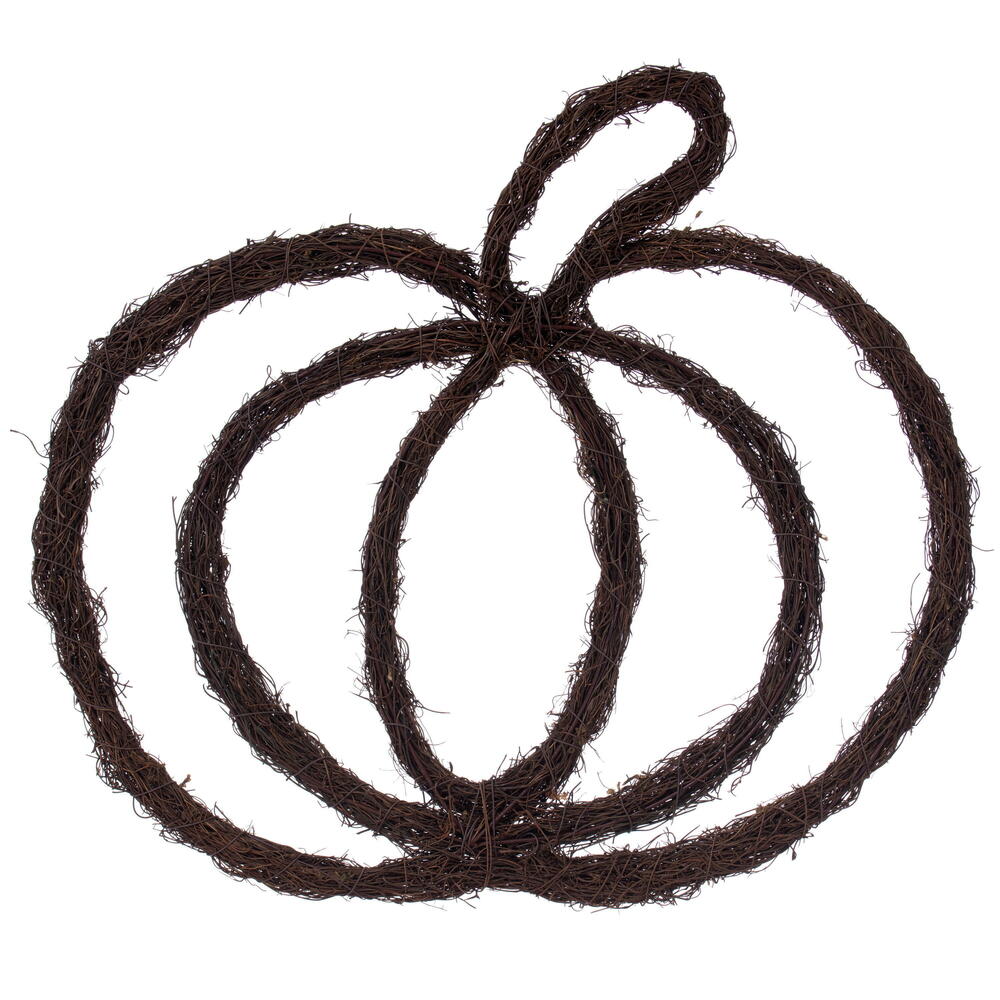 Vickerman 24"H x 24"W Pumpkin Outline Wreath