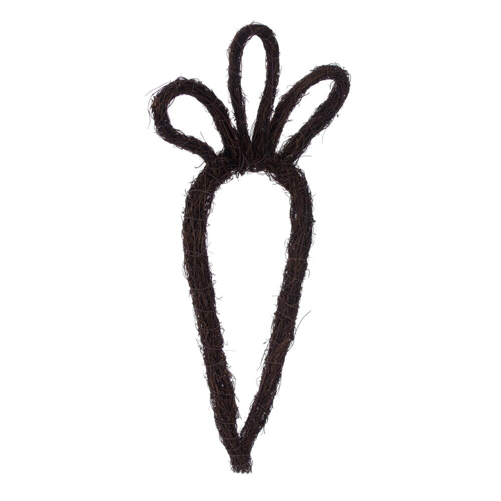 Vickerman 23"H x 12"W Carrot Outline Wreath