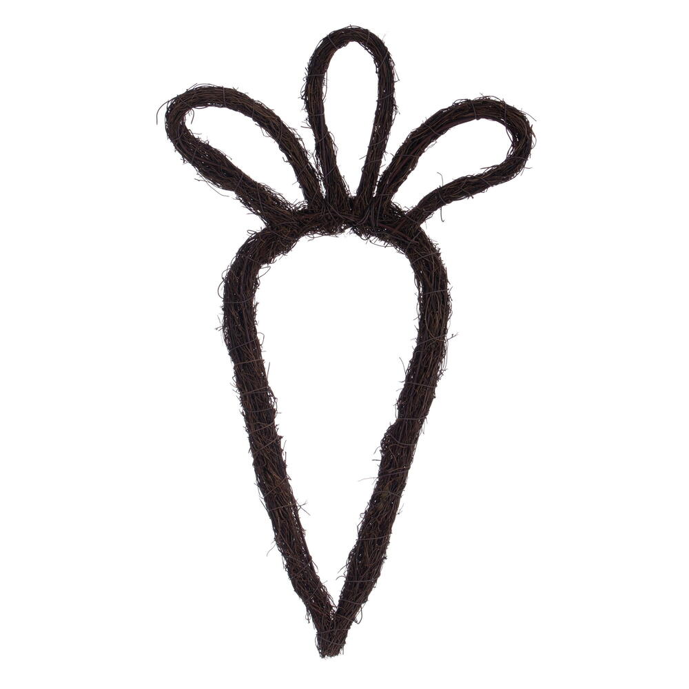 Vickerman 23"H x 12"W Carrot Outline Wreath