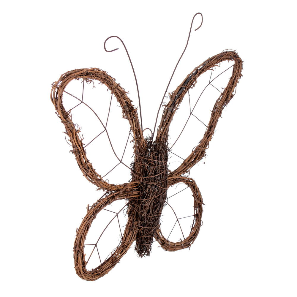 Vickerman 13"H Butterfly Outline Wreath