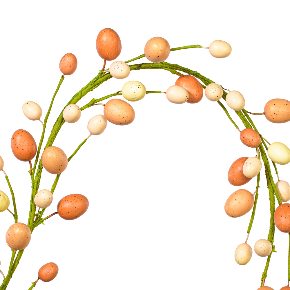 Vickerman Artificial Coral/White Easter Eggs Series