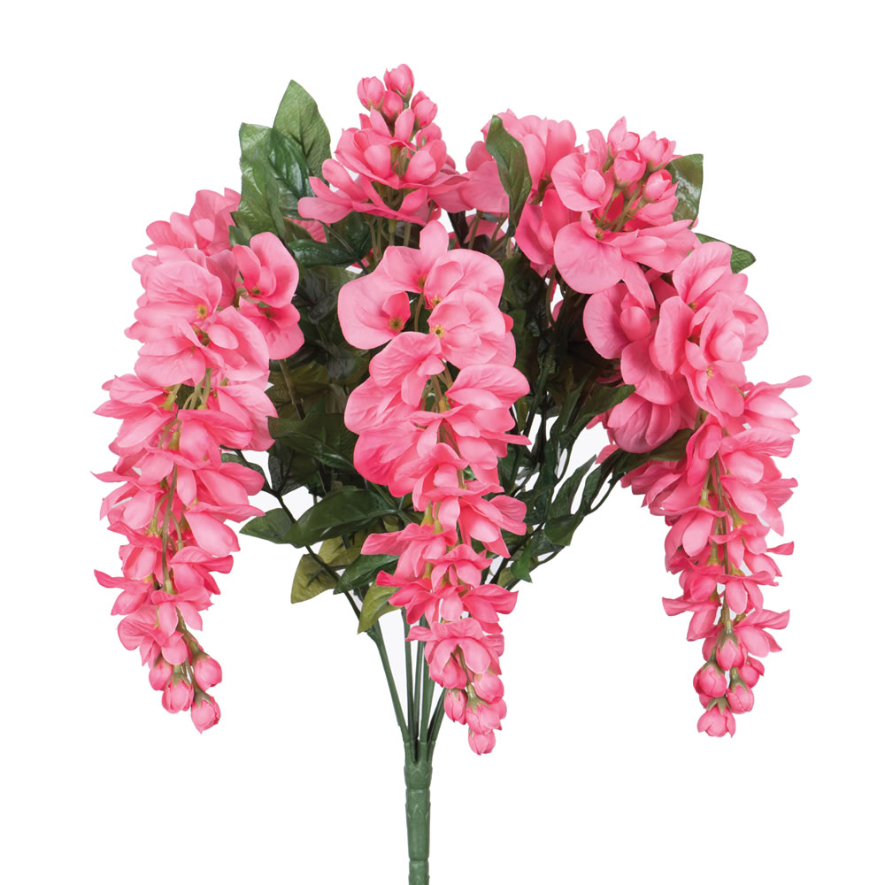 Vickerman 19" Artificial Wisteria Bush