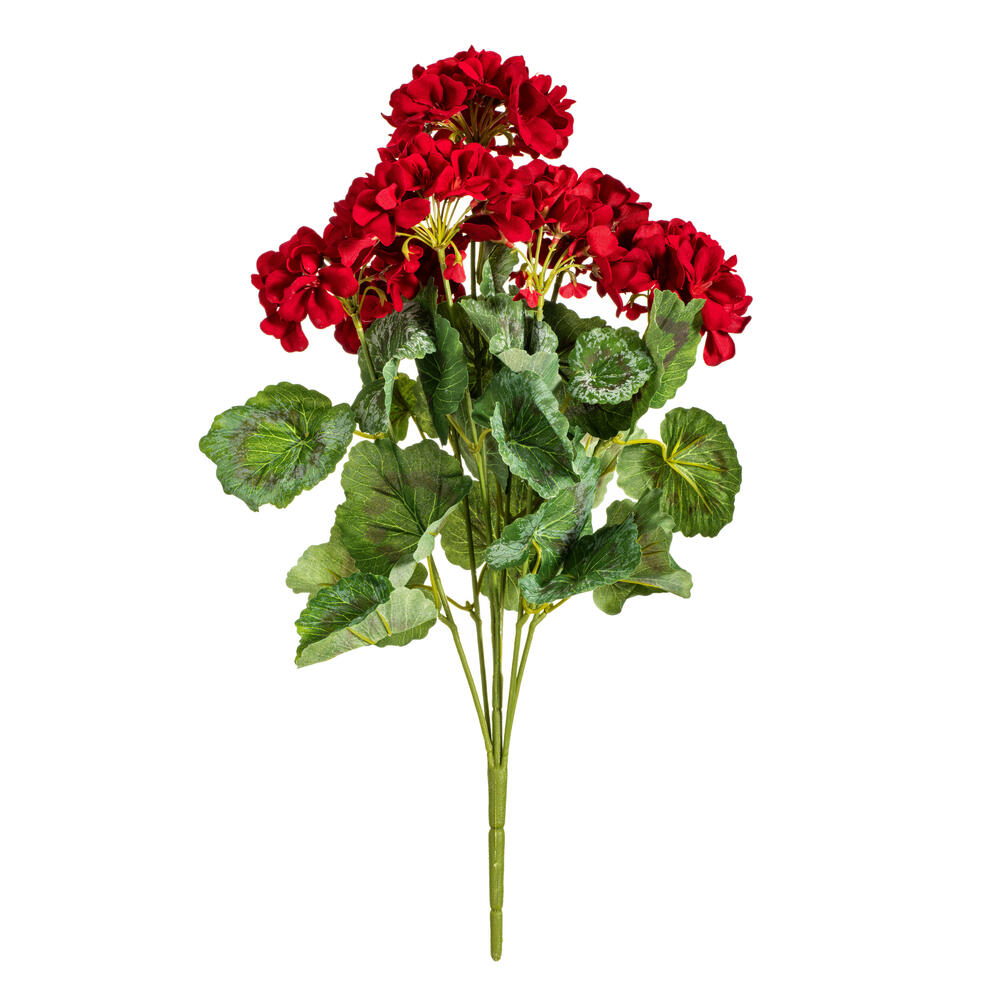 19.5" Geranium Bushes / Single