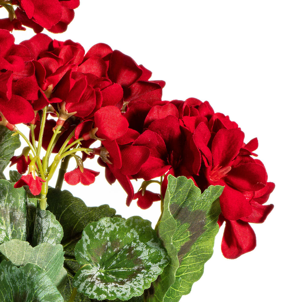 Vickerman Artificial 19.5" Geranium Bush