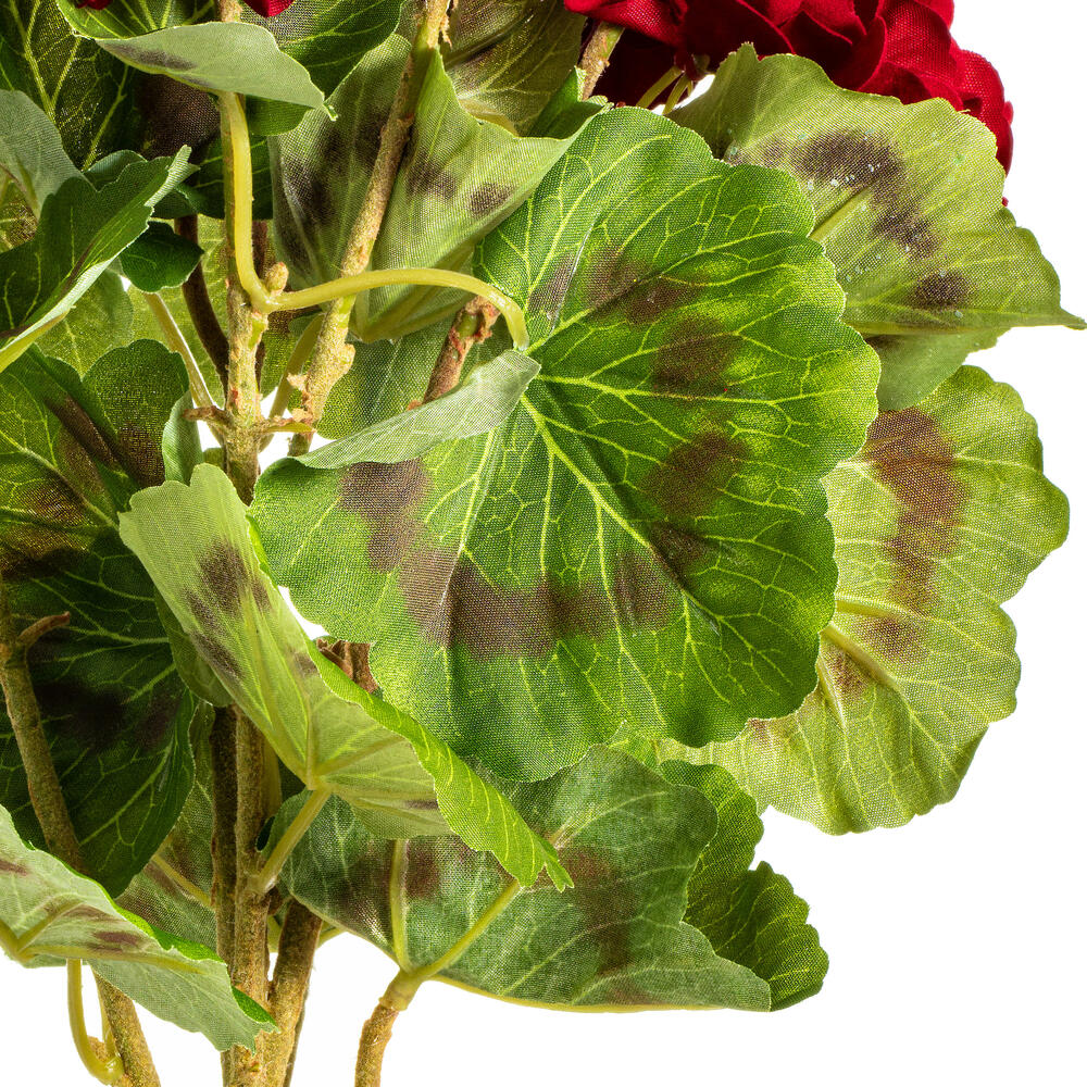 Vickerman 18" Artificial Geranium Bush, 4 per Pack