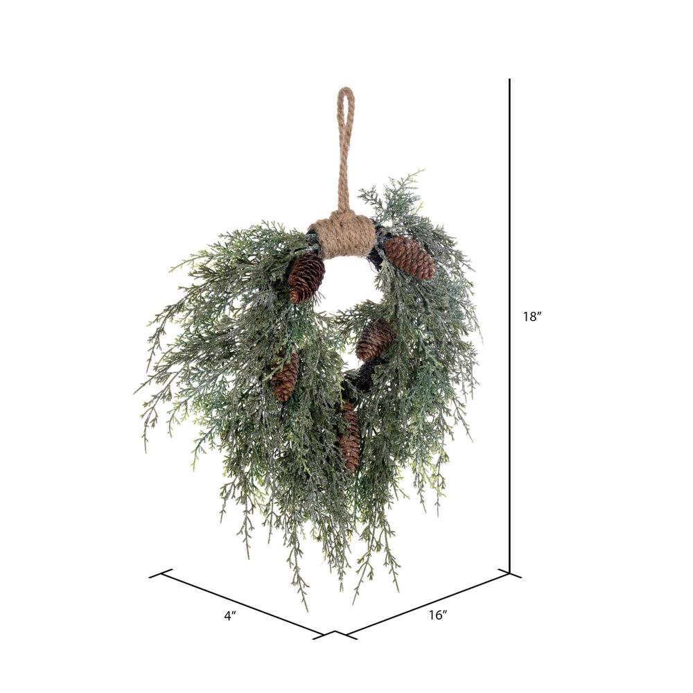 Vickerman Snow Cedar Hanging Collection