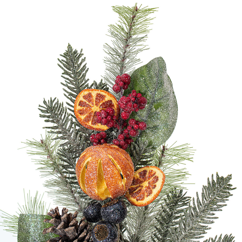 Vickerman Green Mixed Pine Orange/Berry Collection