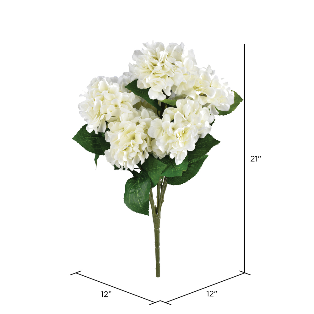 Vickerman 21" Artificial Hydrangea Bush