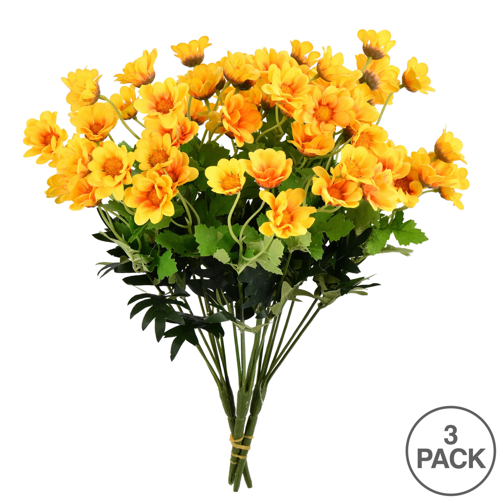 Vickerman 14.5" Artificial Wild Daisy Bush