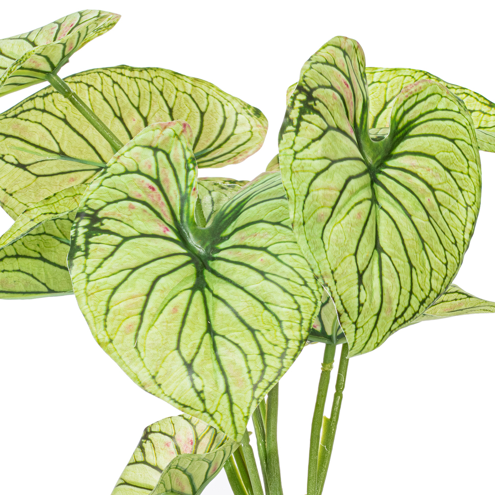Vickerman 12.5" Artificial Variegated Leaves Spray, 3 per bag