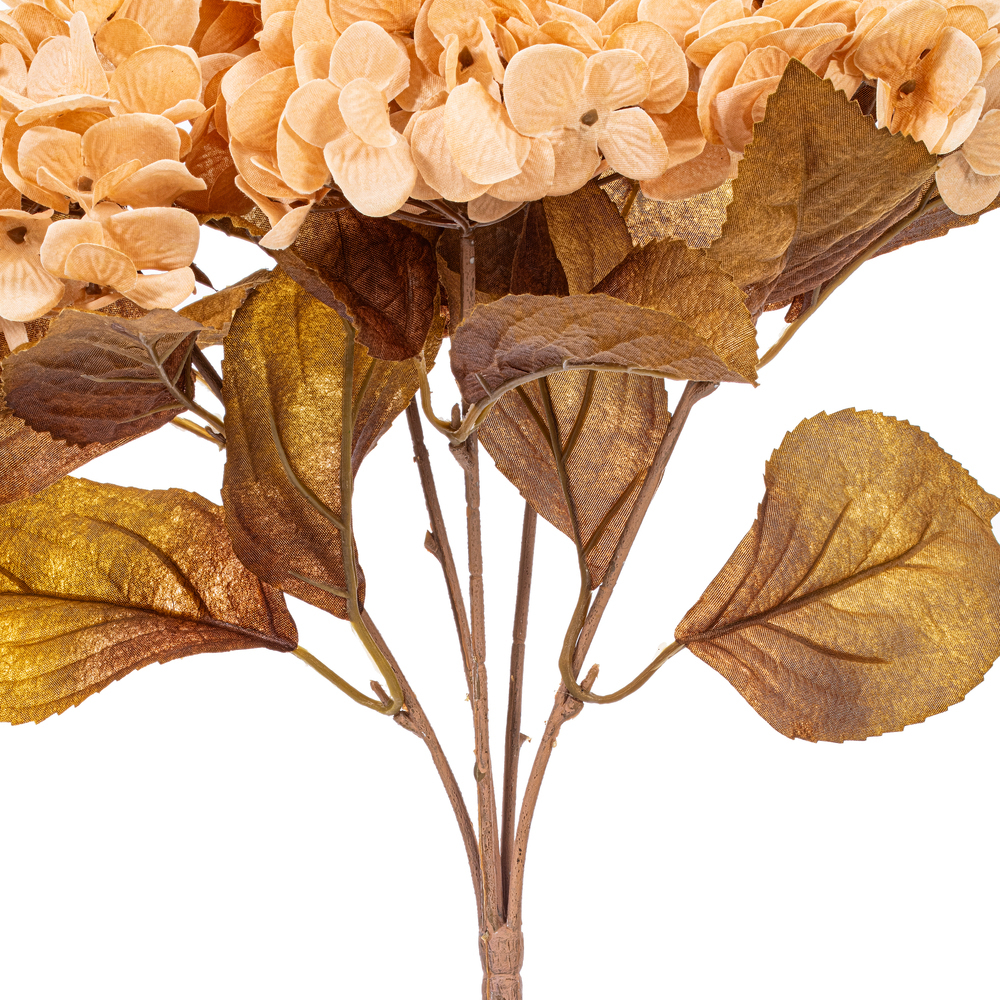 16.5" Cream Hydrangea Bush 2/Bag