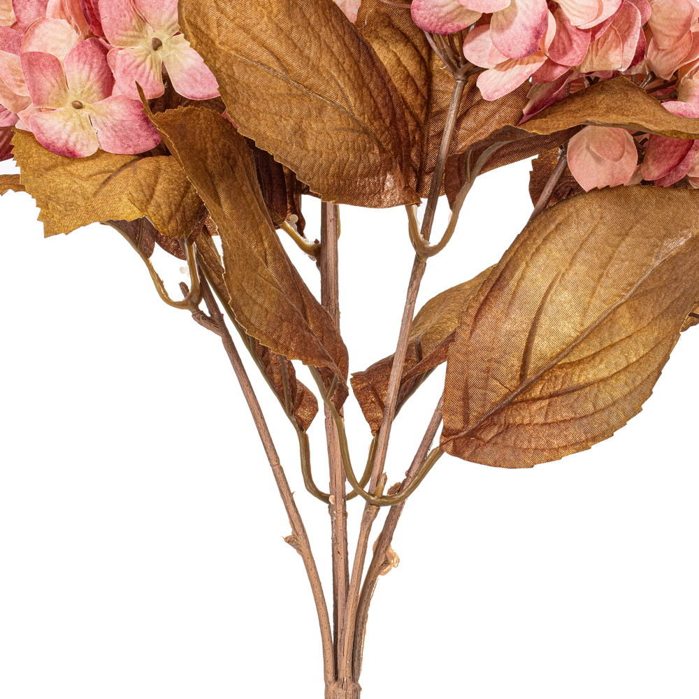 16.5" Cream Hydrangea Bush 2/Bag