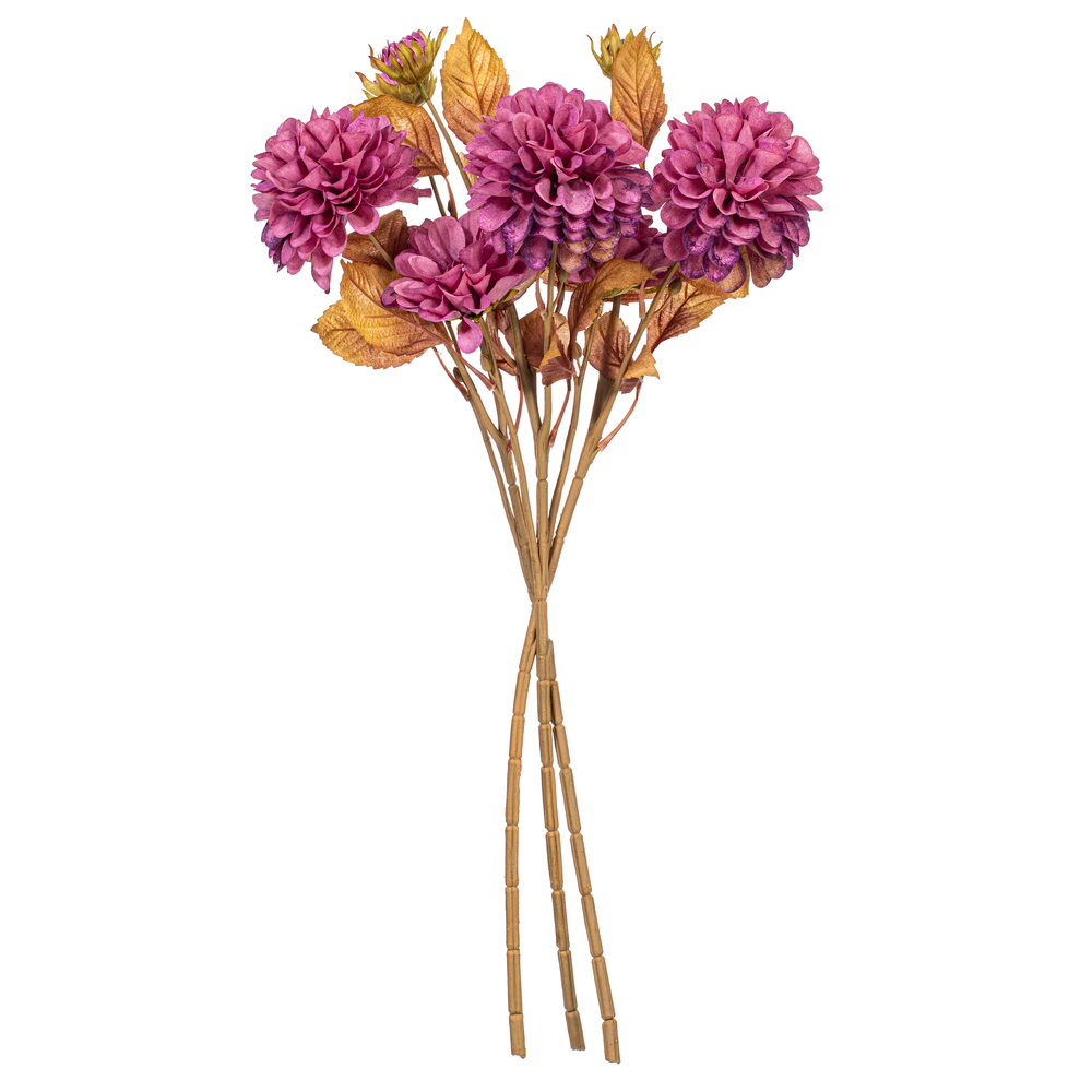 26" Cream Chrysanthemum Spray 3/Bag
