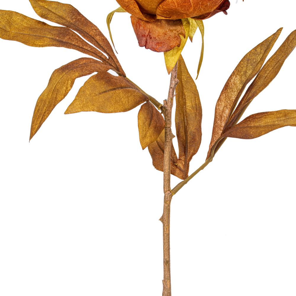 Vickerman 21" Yellow/Brown Peony Stem 6/Bag