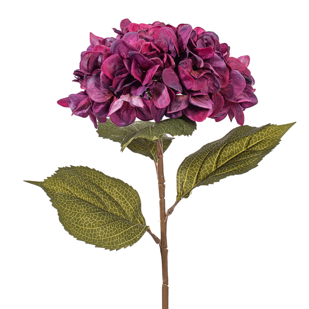 Vickerman 32.5" x 9" Hydrangea Stem 3/Bag