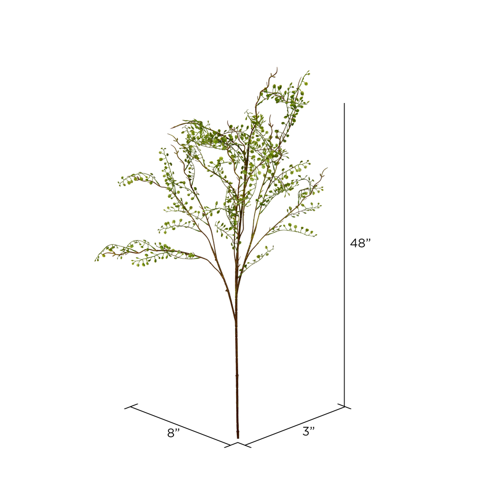 Vickerman Artificial Green Leaves Spray, 2/pk