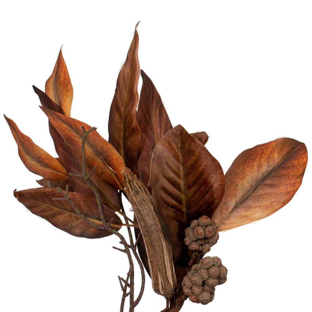 Vickerman Brown Artificial Magnolia Leaf Collection