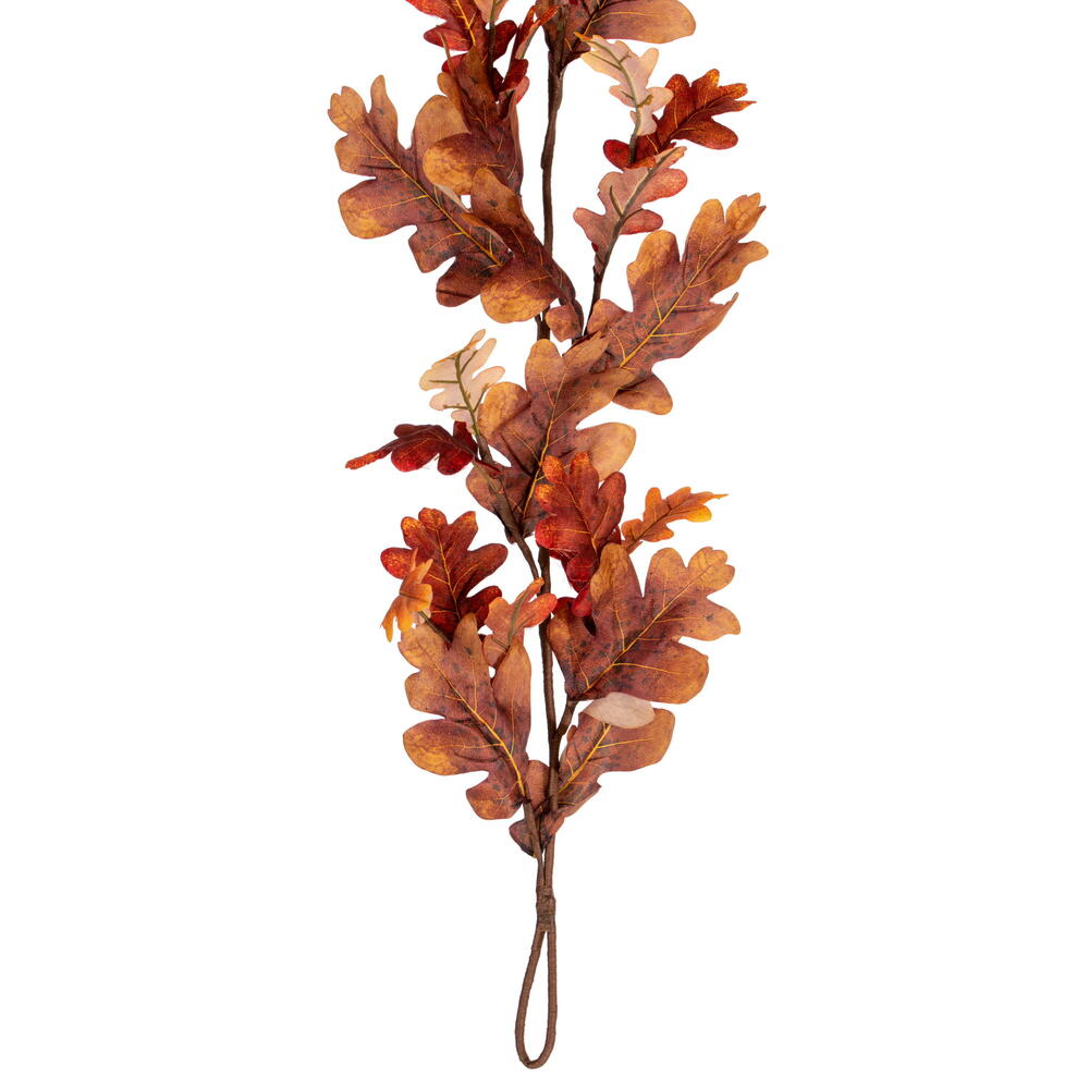 Vickerman Orange Autumn Artificial Oak Leaf Collection